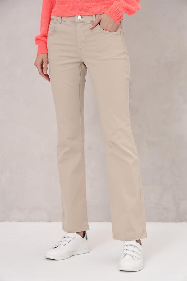 Брюки Angels прямого кроя бежевые