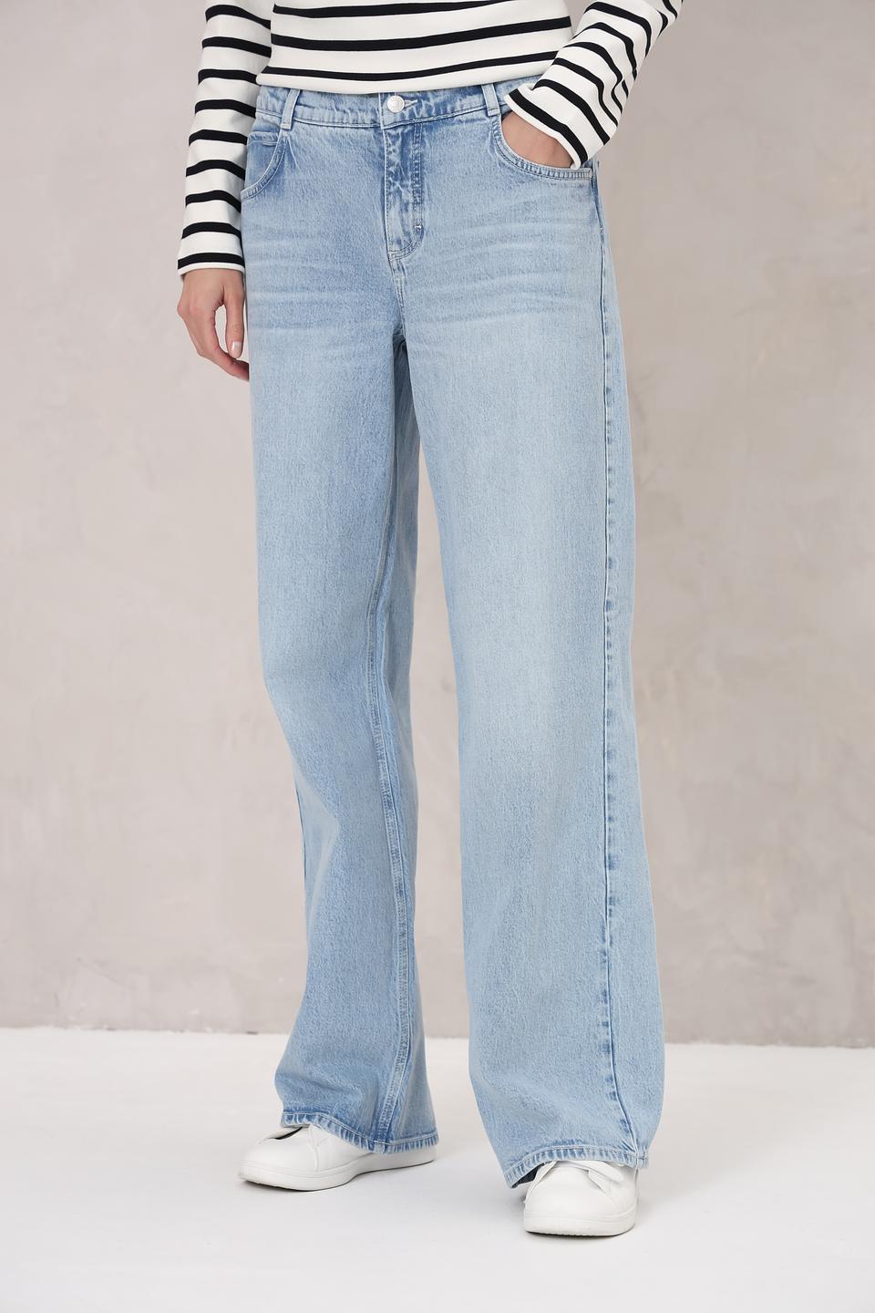 Джинсы Angels широкого кроя голубые