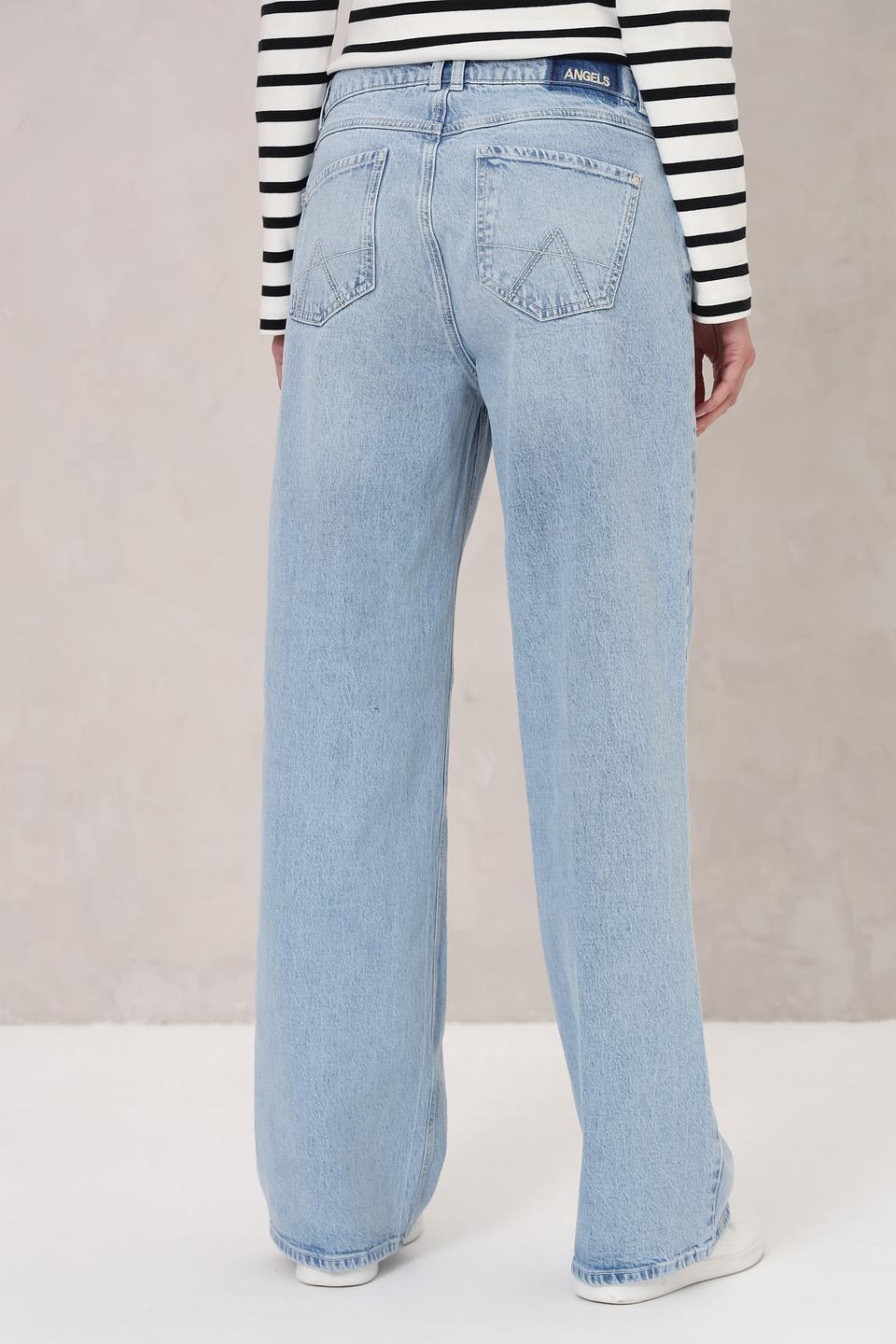 Джинсы Angels широкого кроя голубые