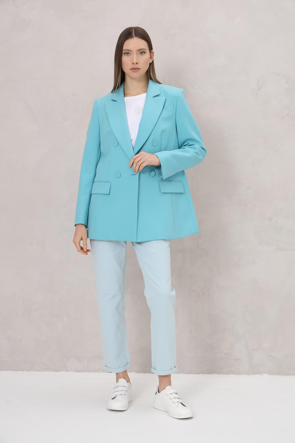 Жакет Marc Cain бирюзовый