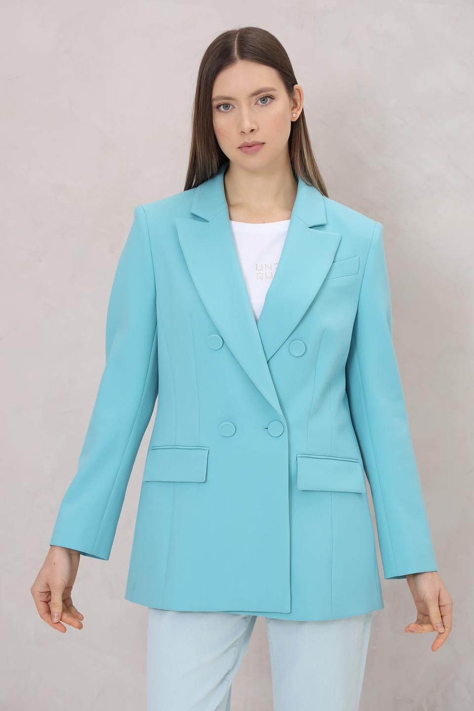 Жакет Marc Cain бирюзовый