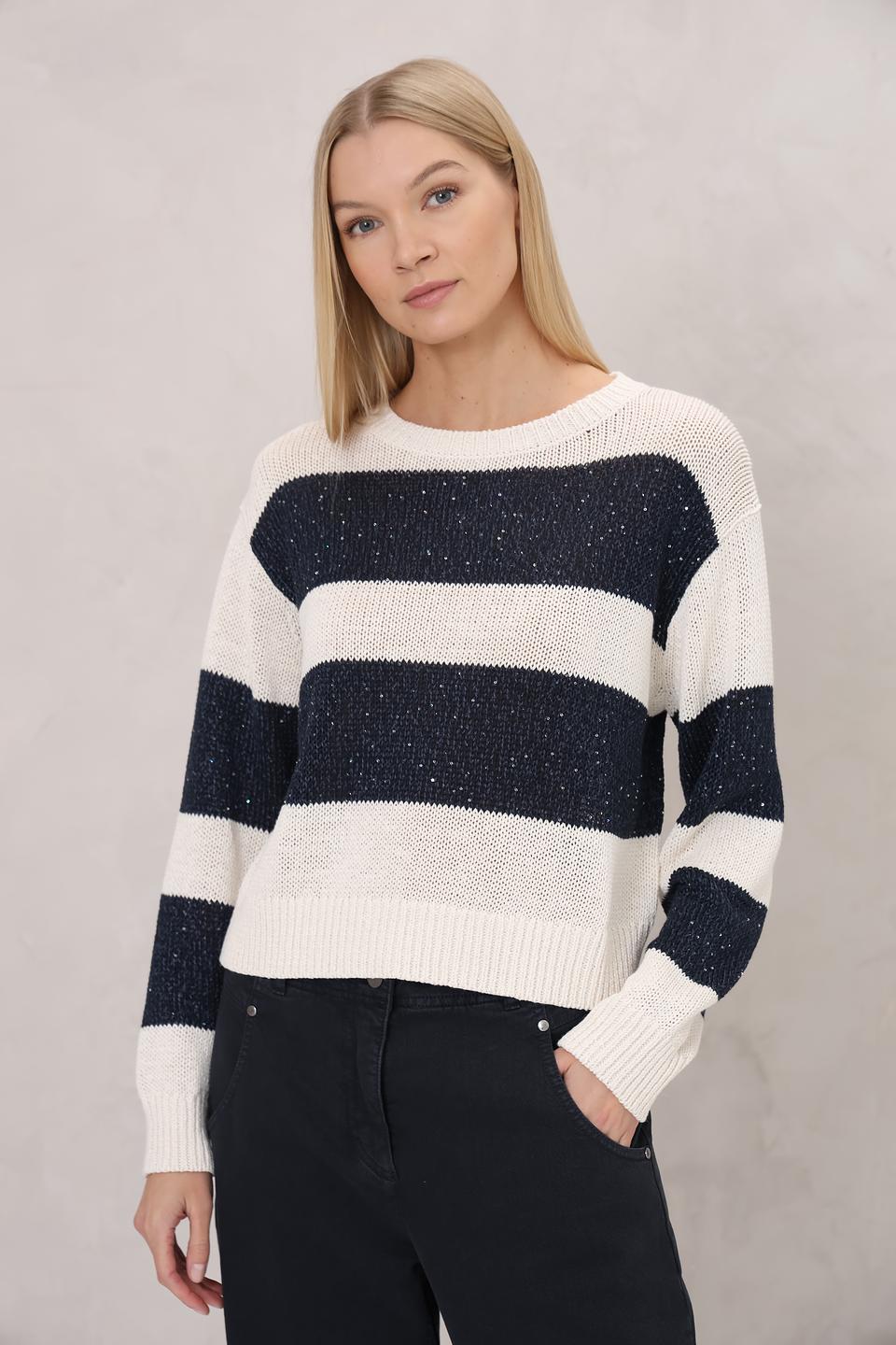 Пуловер Luisa Cerano в полоску