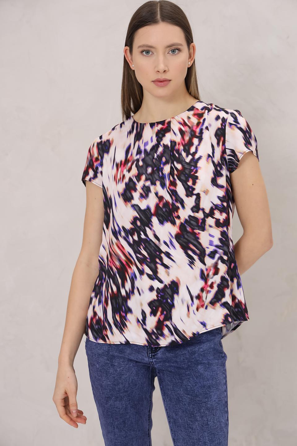 Блуза Taifun с абстрактным принтом