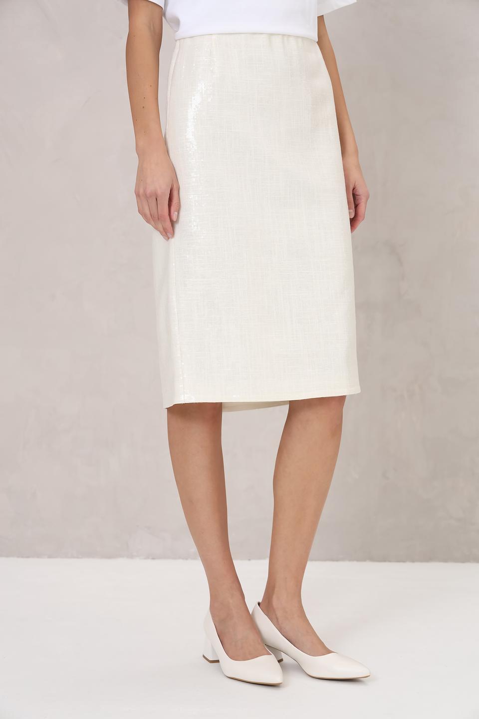 Юбка Luisa Cerano бежевая миди