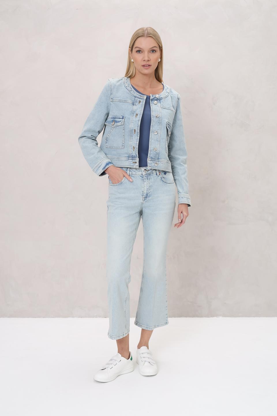 Жакет Oui деним голубой