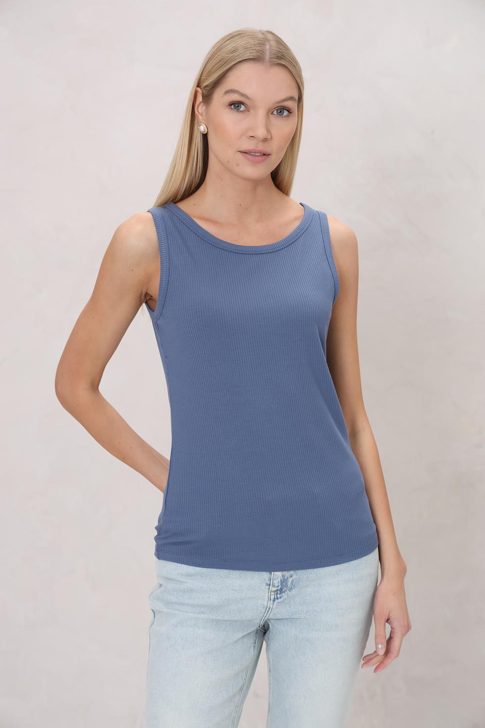 Топ Oui женский лавандовый