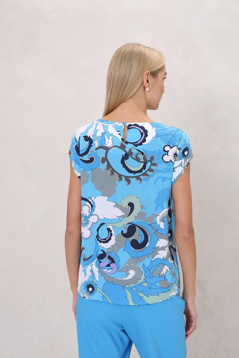 Блуза Bianca с цветочным принтом