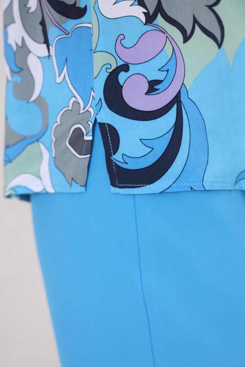 Блуза Bianca с цветочным принтом