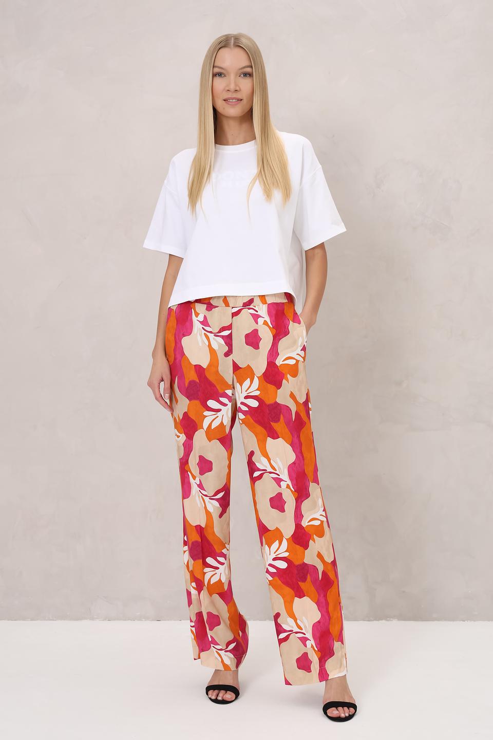 Брюки Gardeur с цветочным принтом