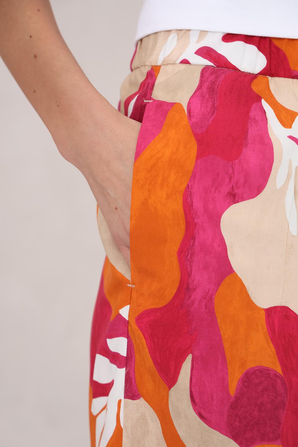 Брюки Gardeur с цветочным принтом