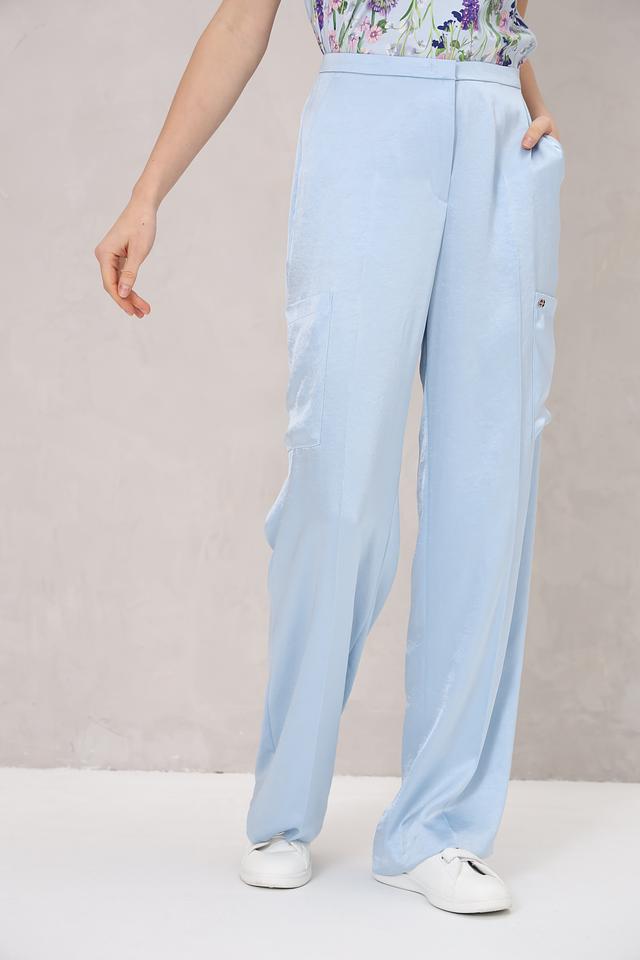 Брюки Marc Cain голубого цвета