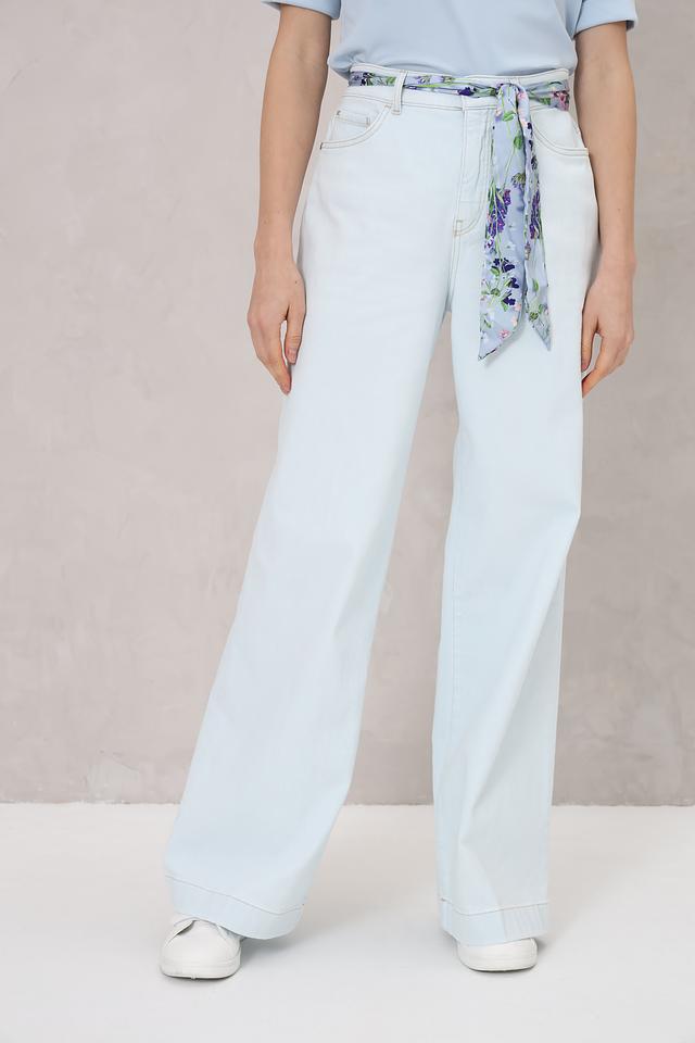 Джинсы Marc Cain широкие голубые