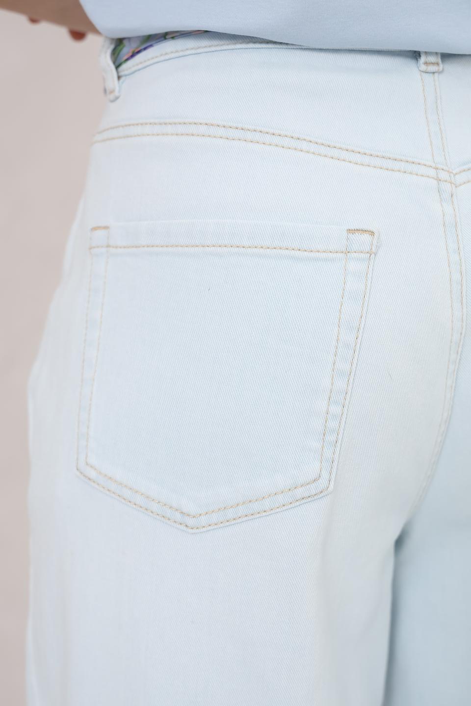 Джинсы Marc Cain широкие голубые