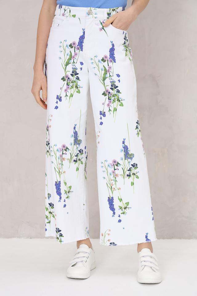 Джинсы Marc Cain с цветочным принтом