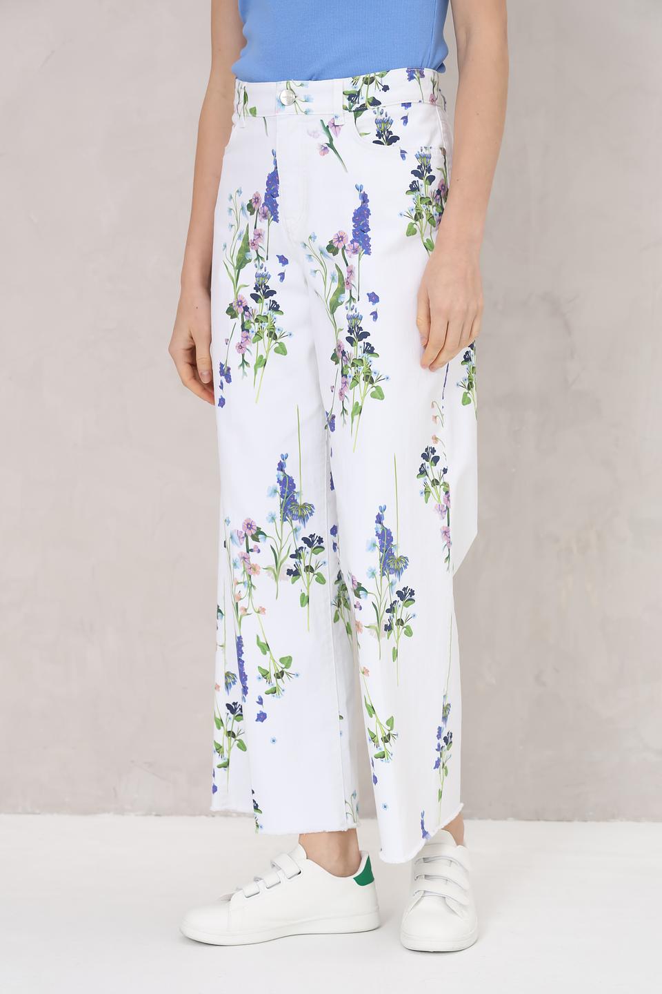 Джинсы Marc Cain с цветочным принтом