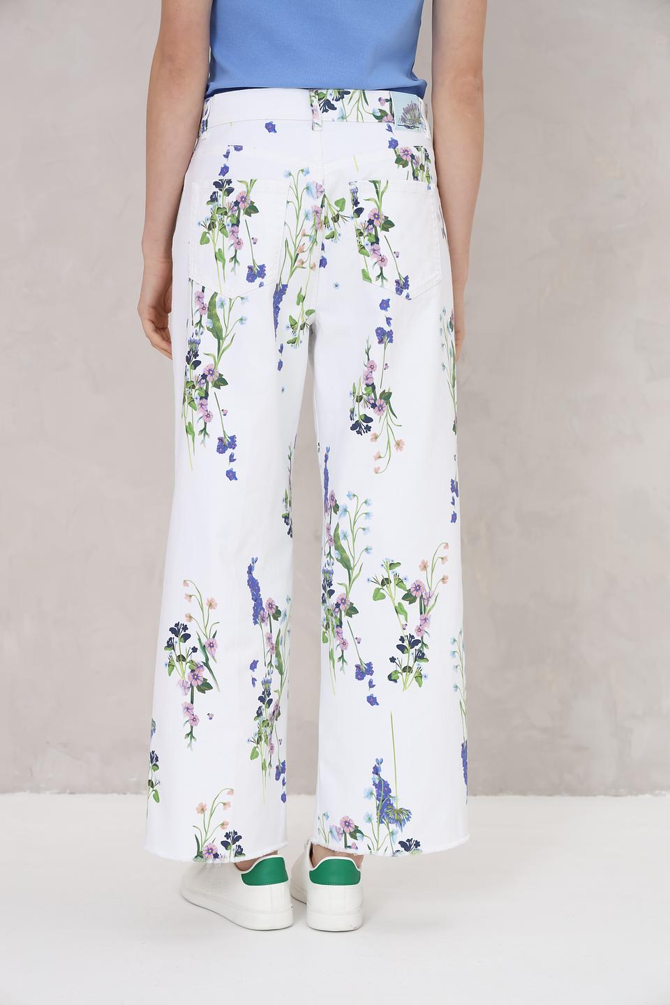 Джинсы Marc Cain с цветочным принтом