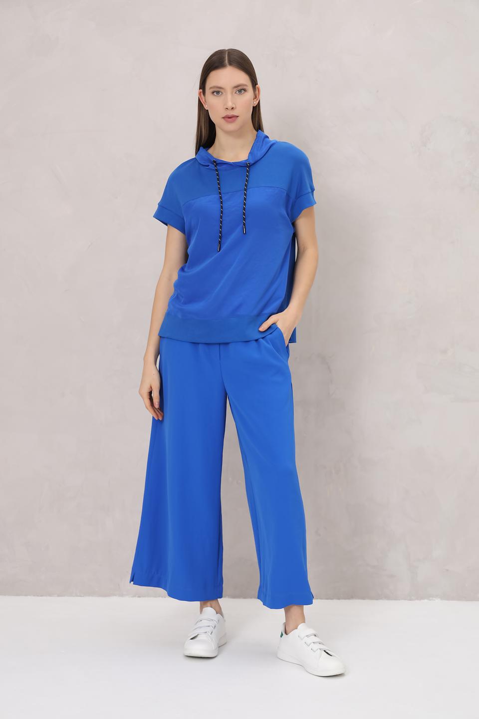 Брюки палаццо Marc Cain синие