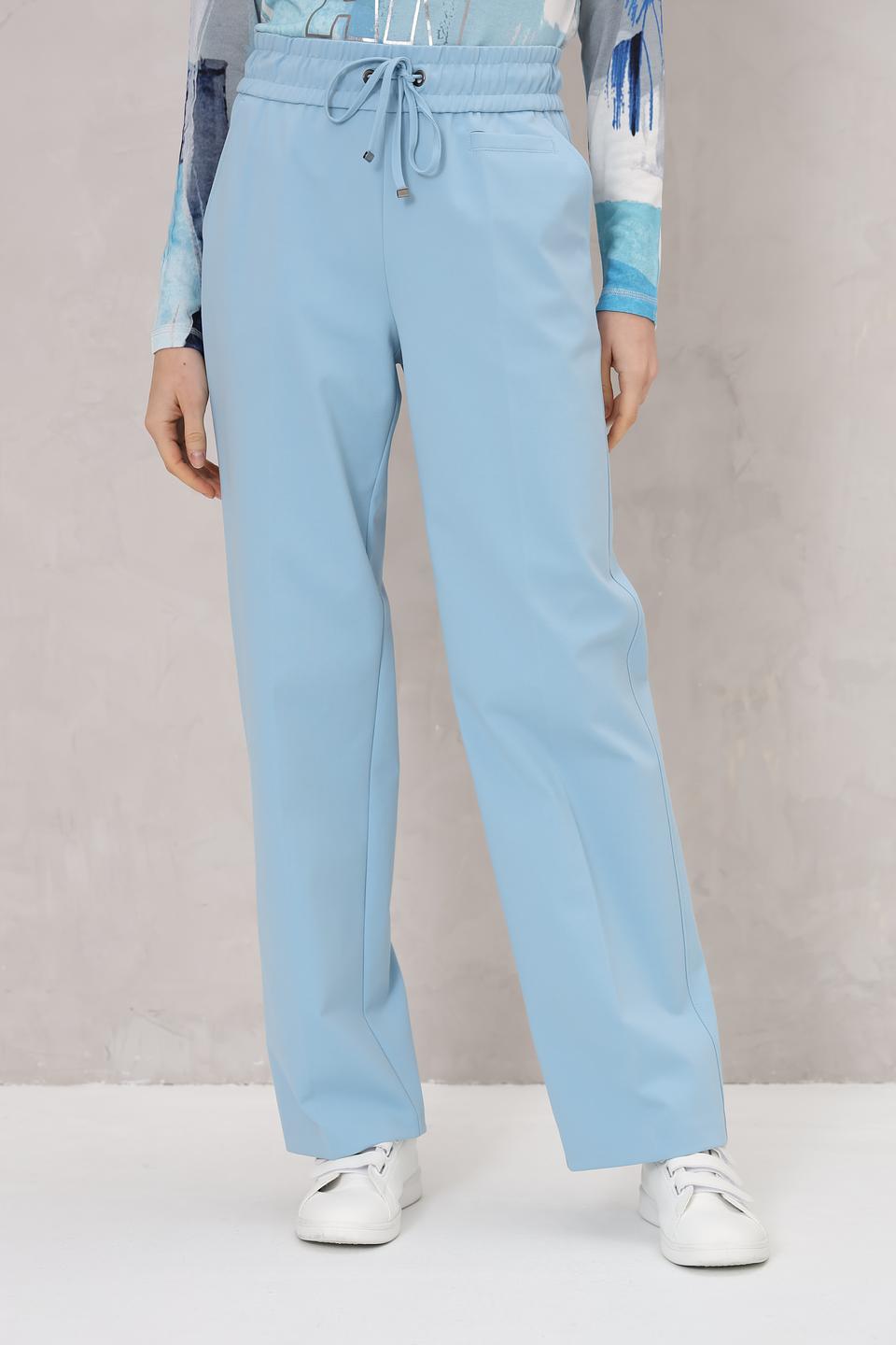 Брюки Lecomte голубые прямые