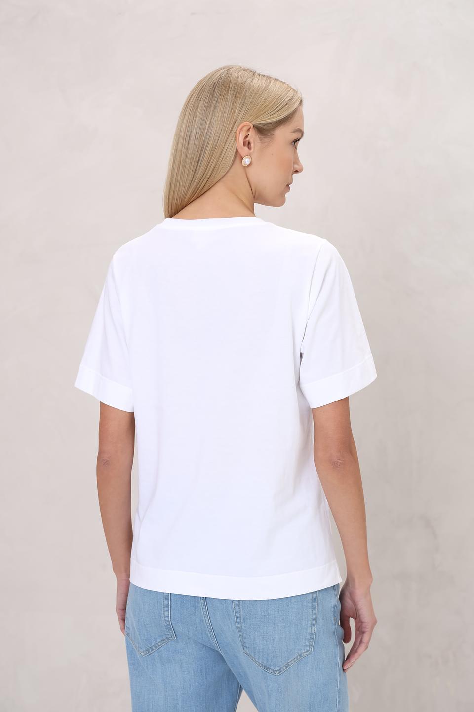 Футболка UNQ женская с принтом белая