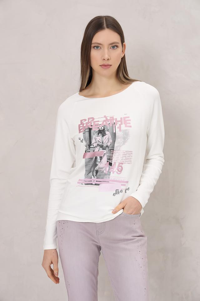 Лонгслив Monari с принтом