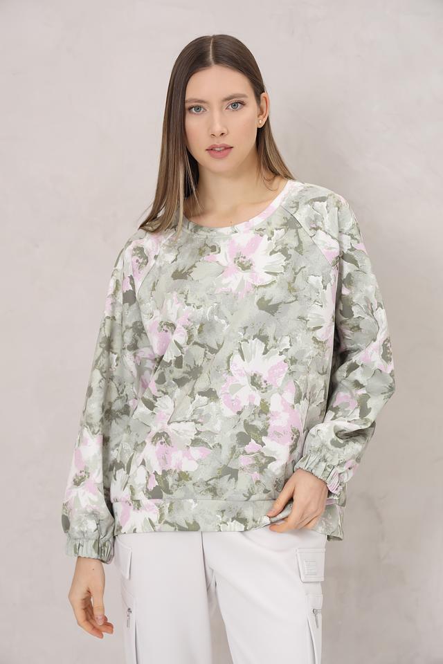 Пуловер Monari цветочный принт