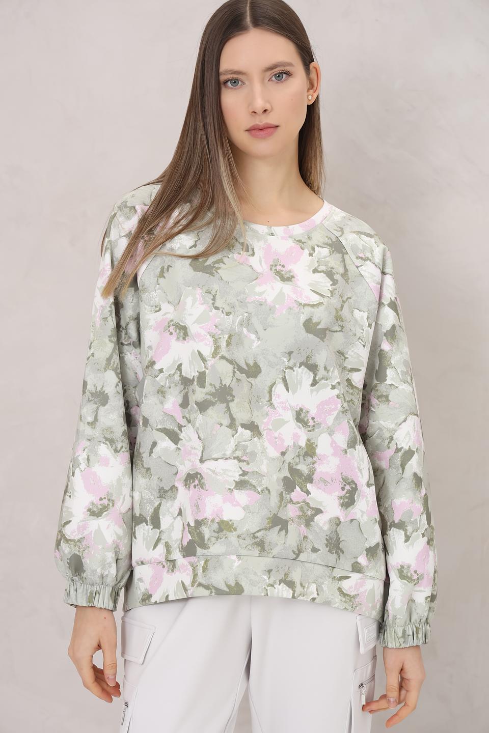 Пуловер Monari цветочный принт