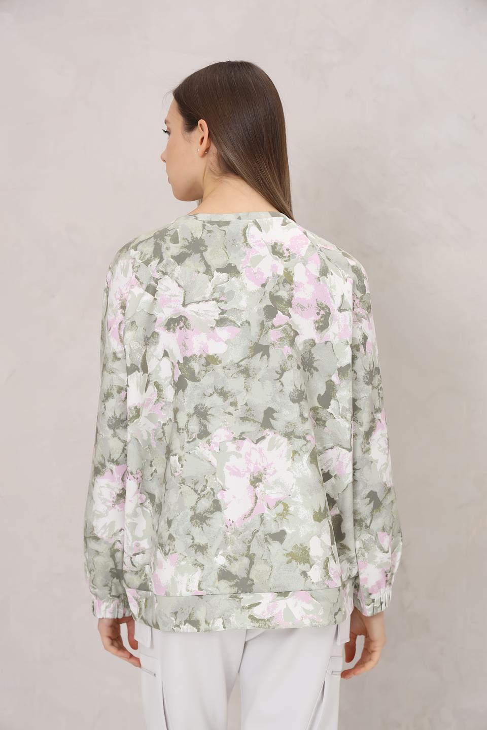 Пуловер Monari цветочный принт