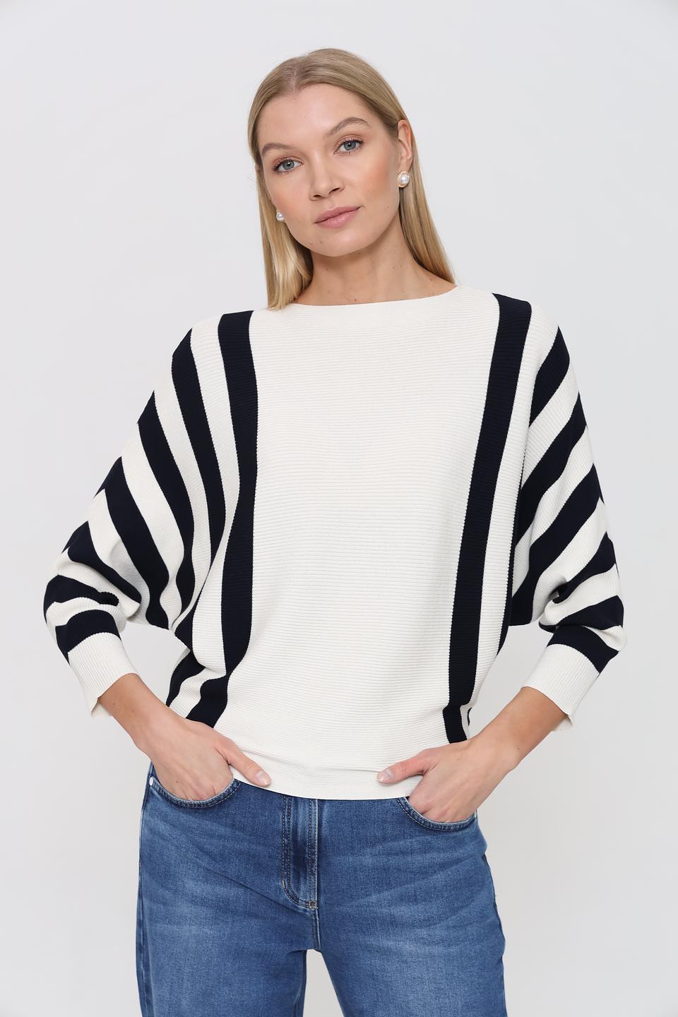 Пуловер Pezzo в полоску