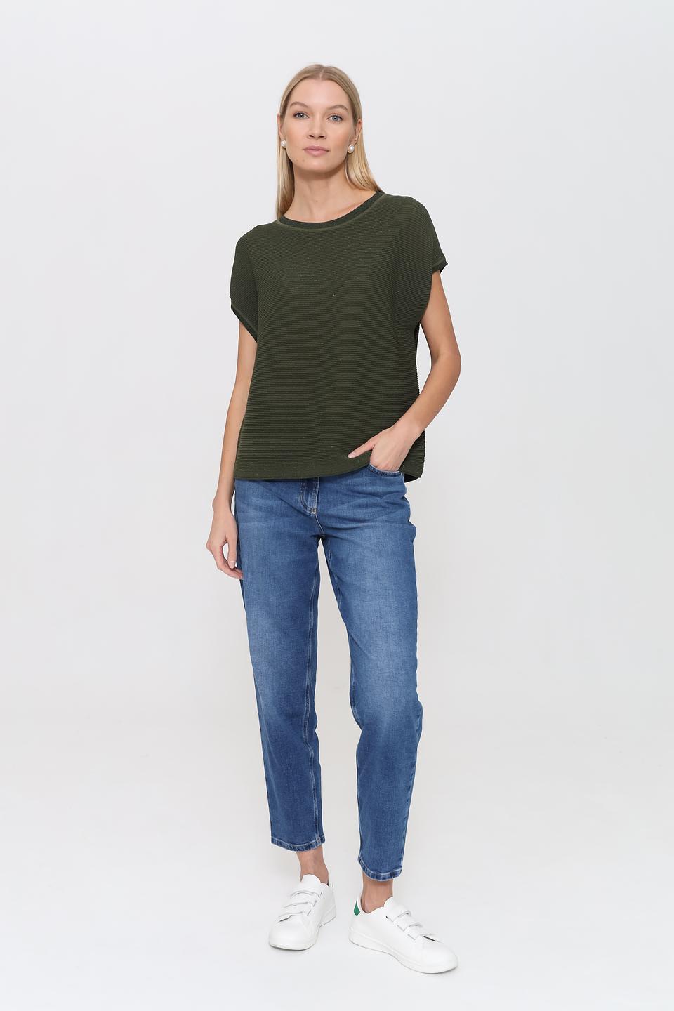 Пуловер Pezzo с рукавами 3/4, хаки