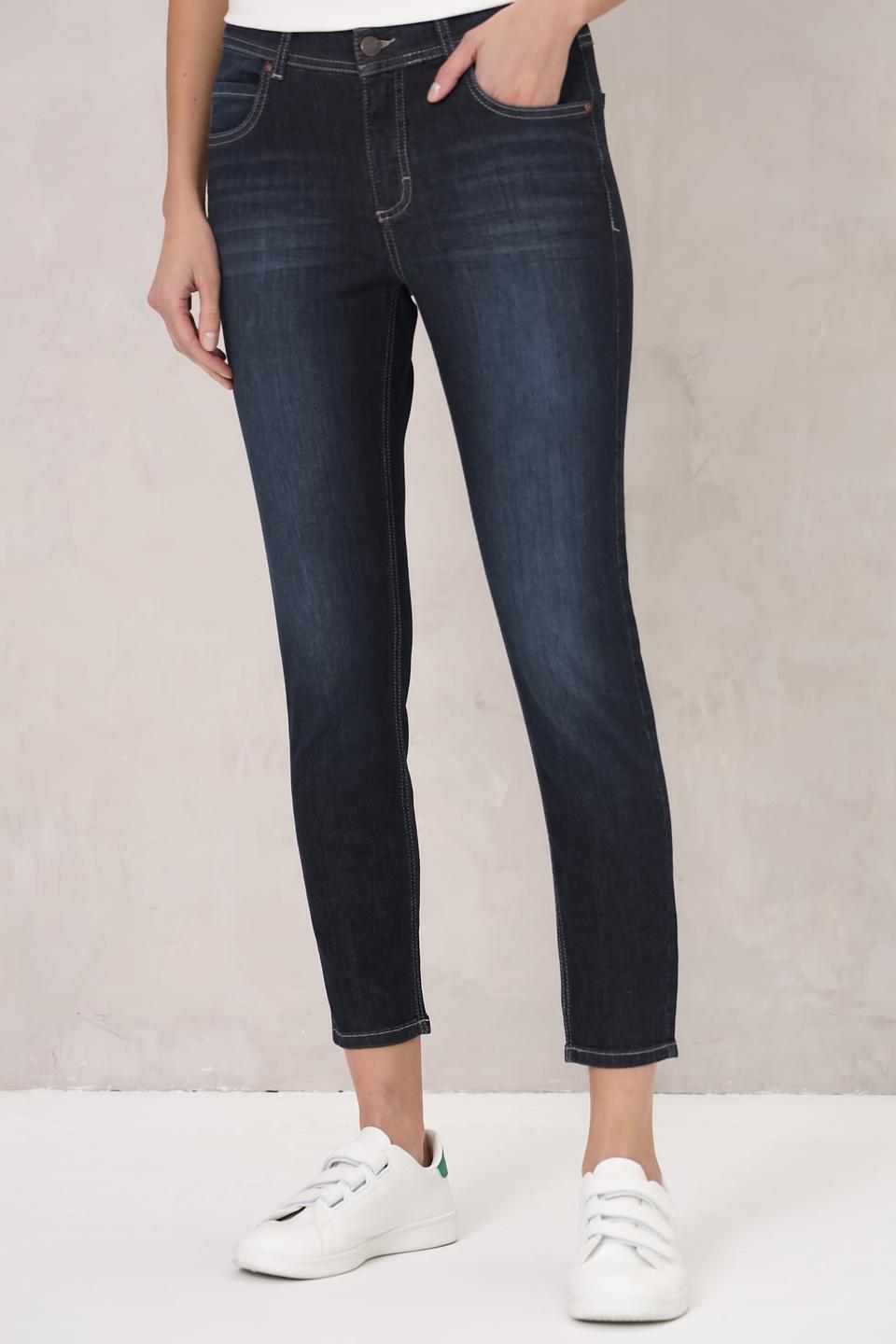 Джинсы Angels с утяжкой тёмно-синие