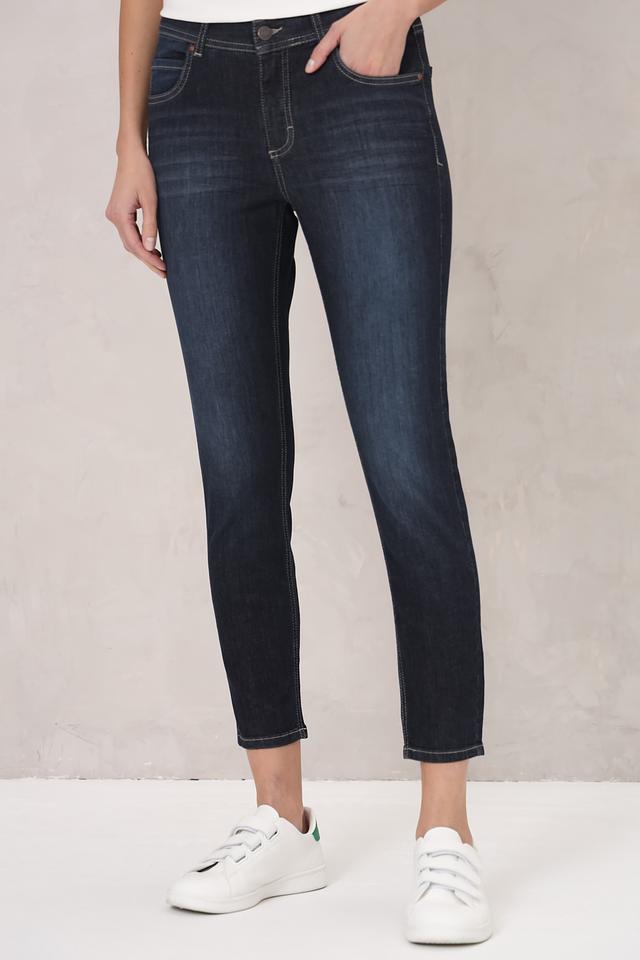 Джинсы Angels с утяжкой тёмно-синие