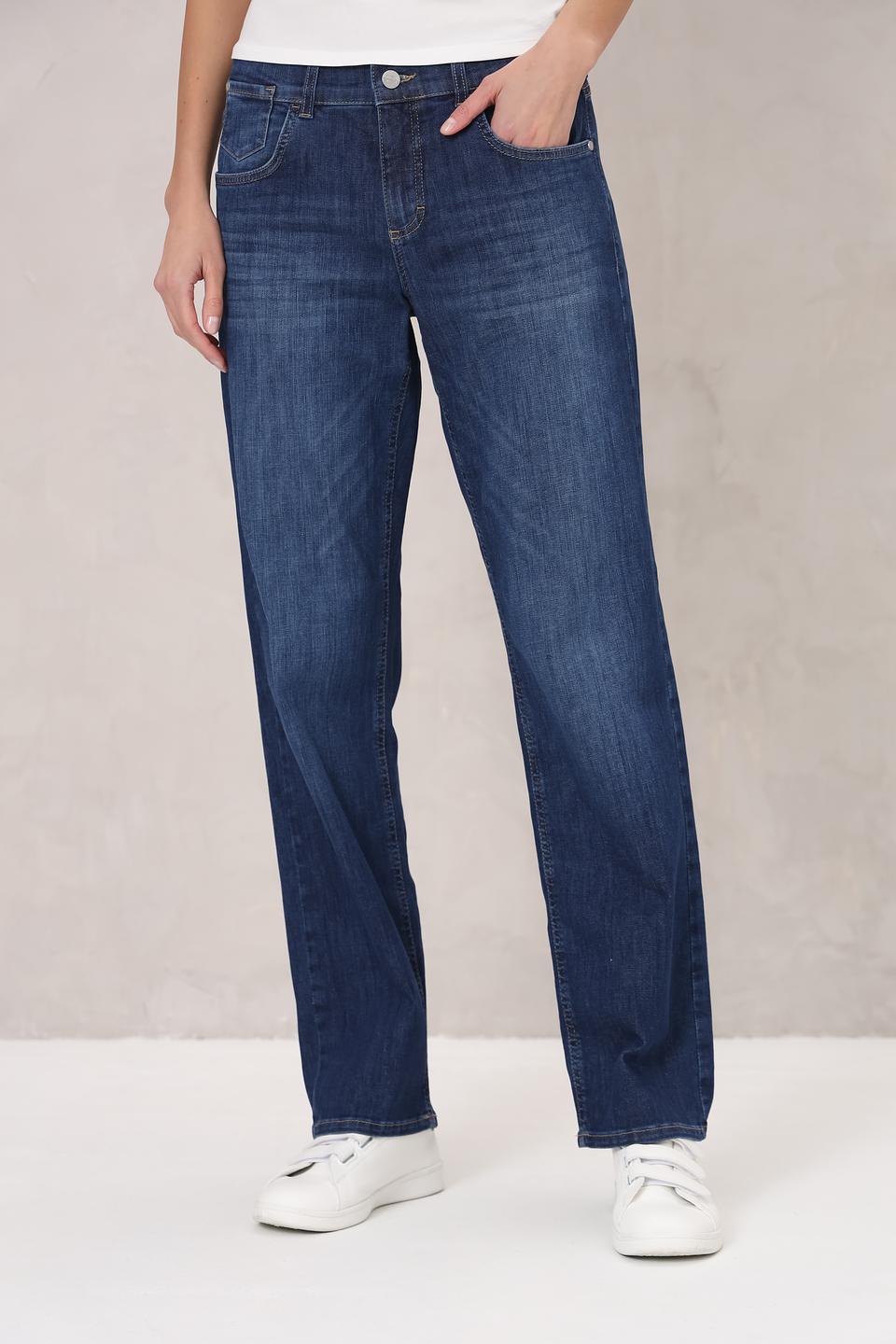 Джинсы Angels прямого кроя синие