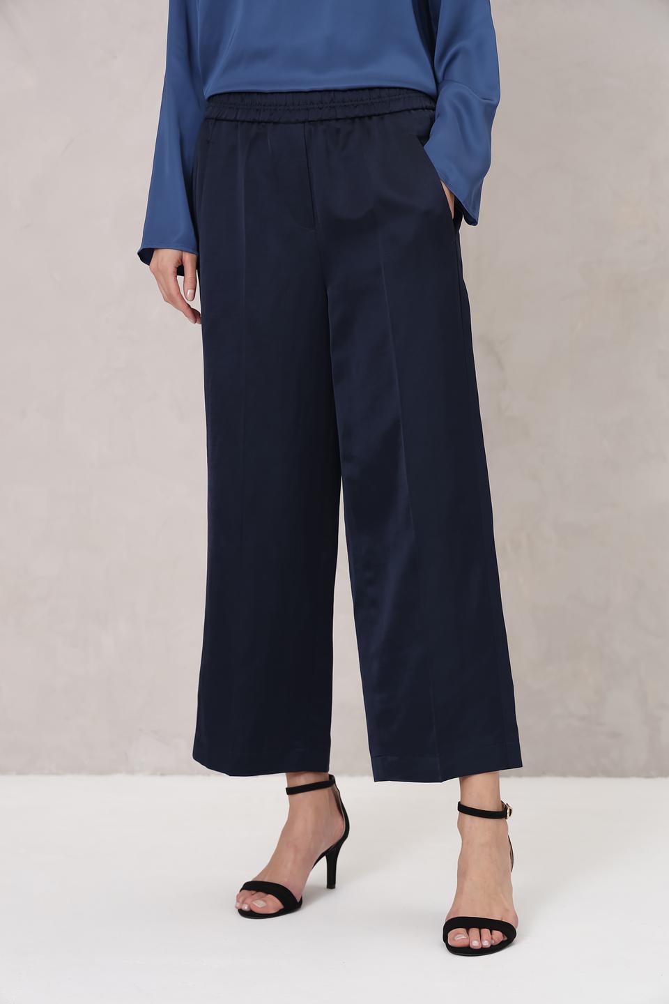 Брюки кюлоты Luisa Cerano темно-синие