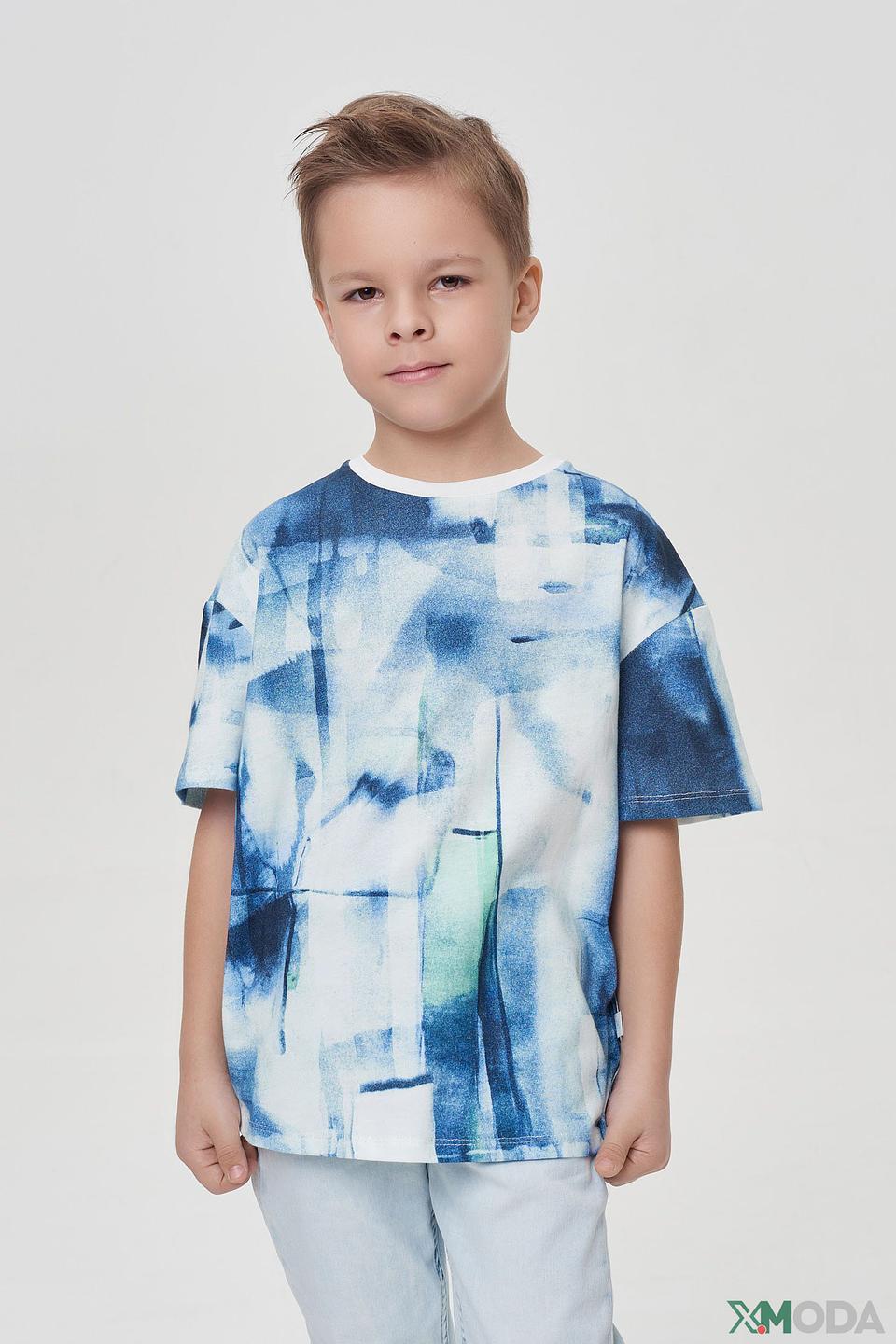 Футболка Choupette с принтом голубой