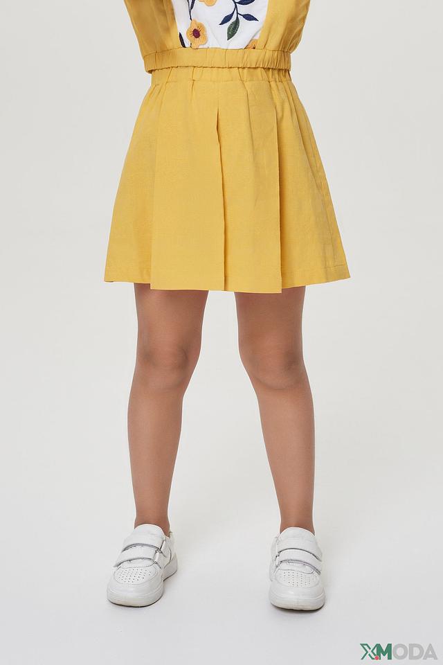 Шорты Choupette жёлтые с защипами