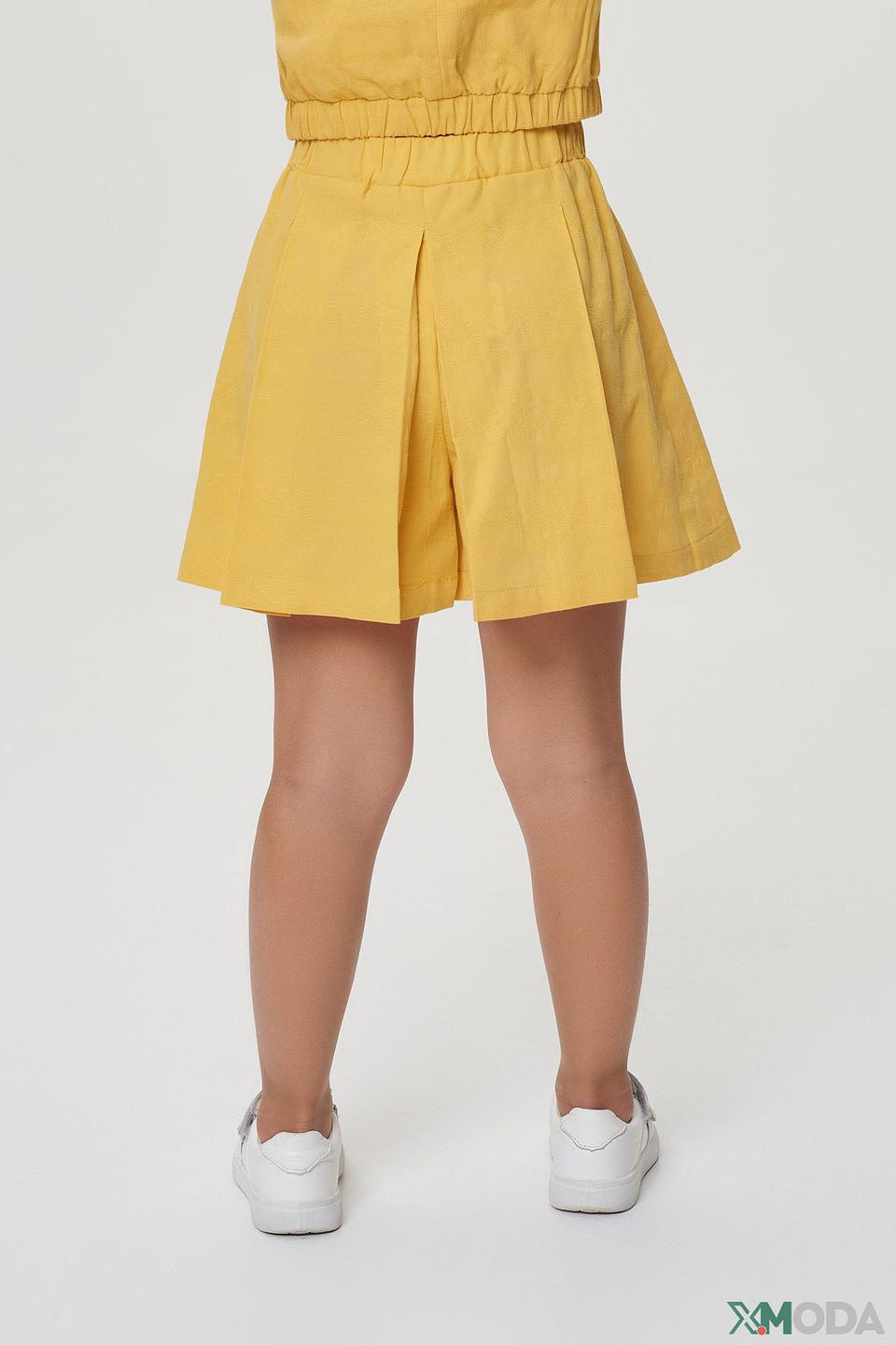 Шорты Choupette жёлтые с защипами