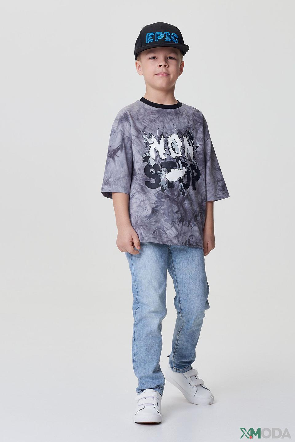 Футболка Choupette tie-dye серый