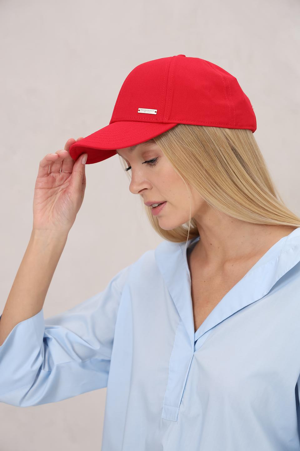 Бейсболка Seeberger красная