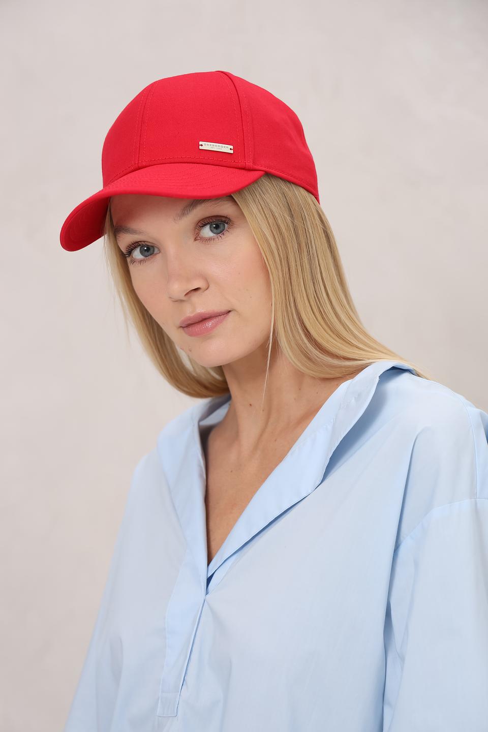 Бейсболка Seeberger красная