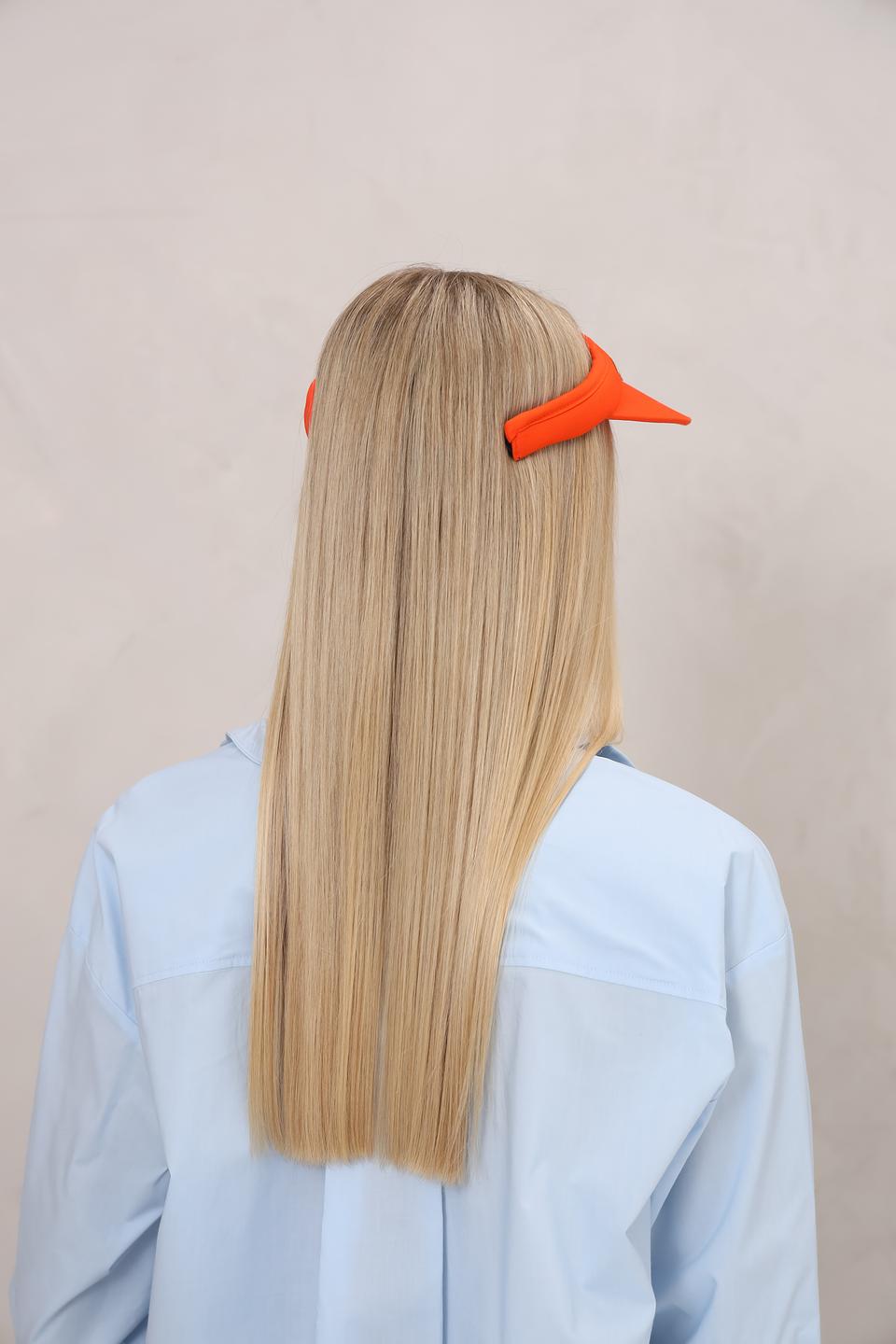 Кепка-козырек Seeberger оранжевая