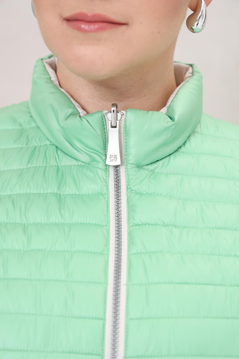 Жилет Lebek стеганый лайм
