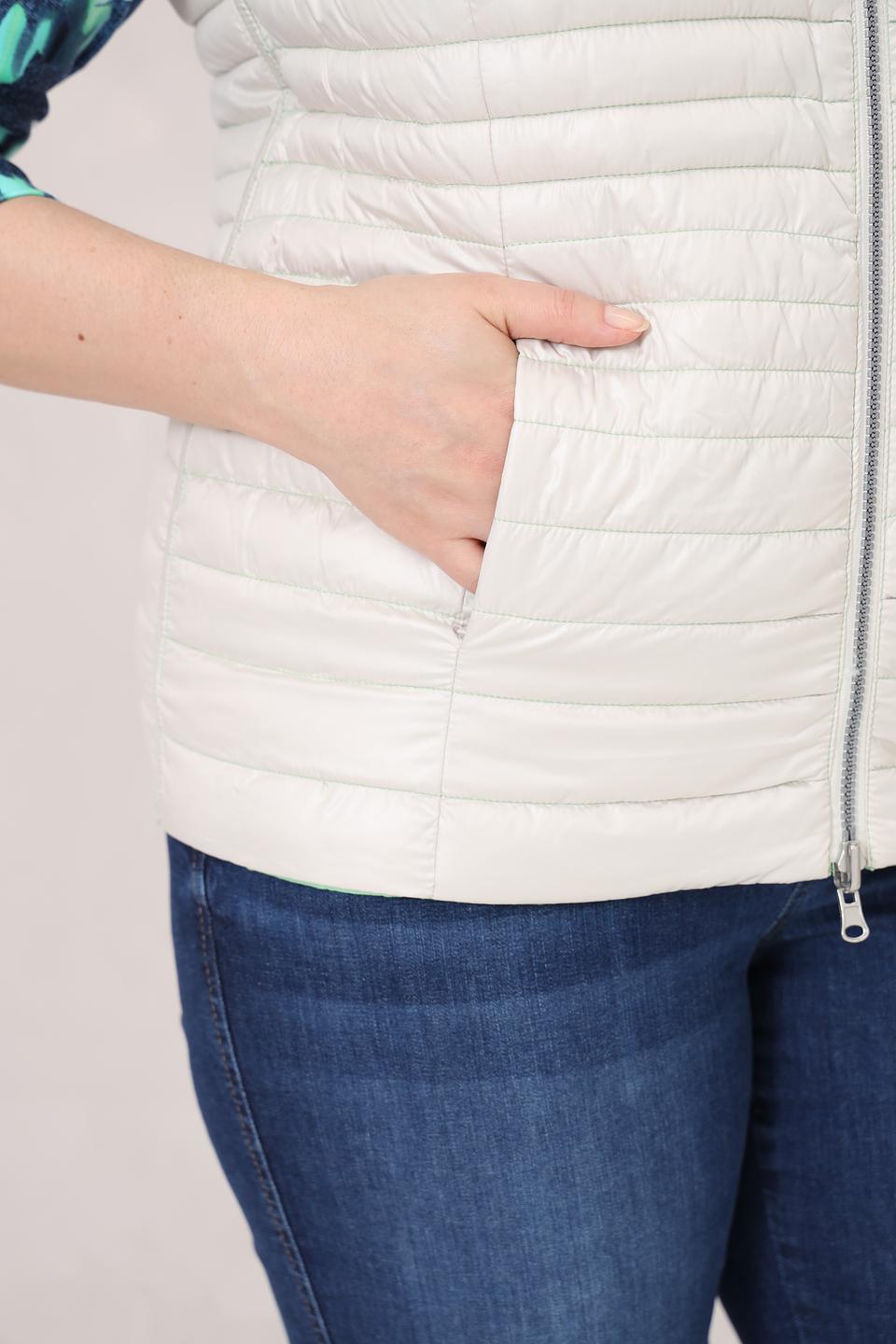 Жилет Lebek стеганый лайм