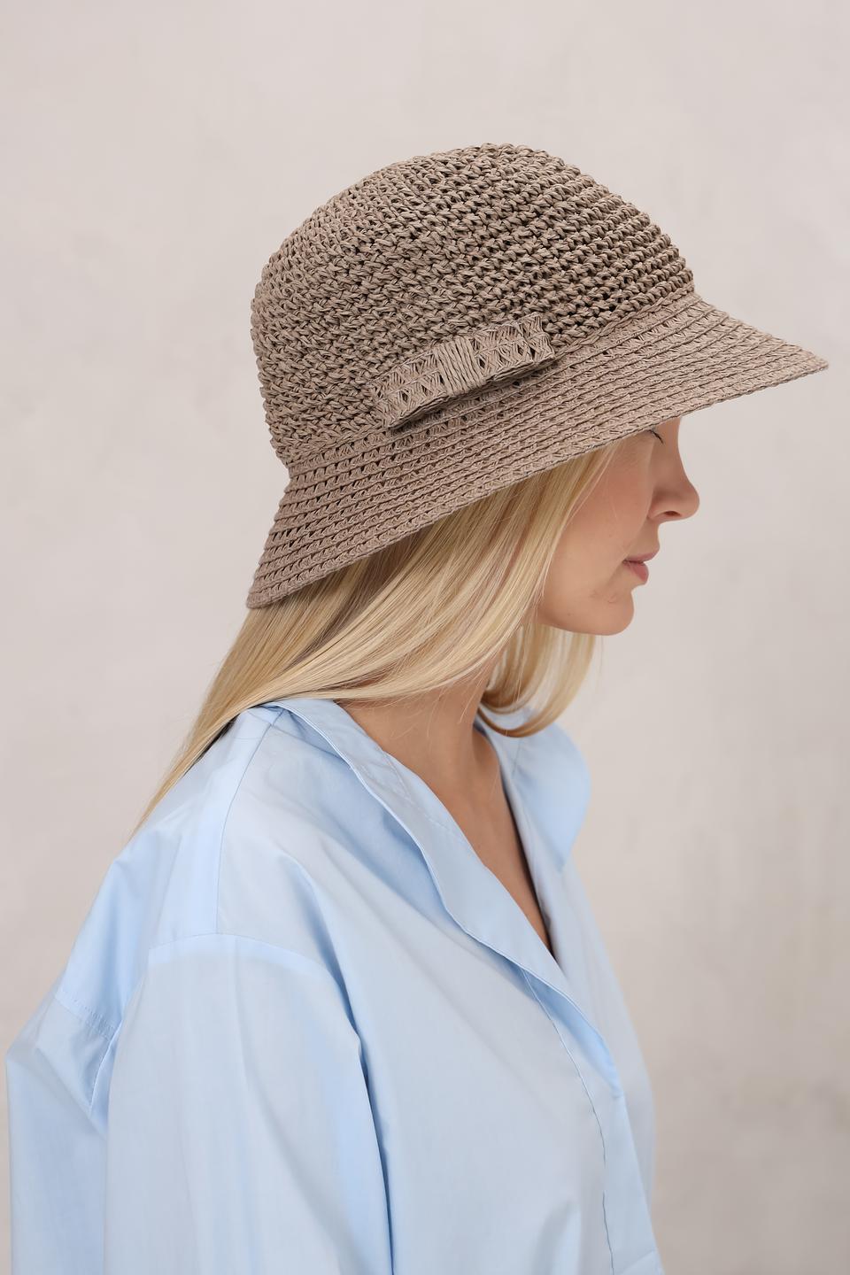 Шляпа Seeberger бежевая