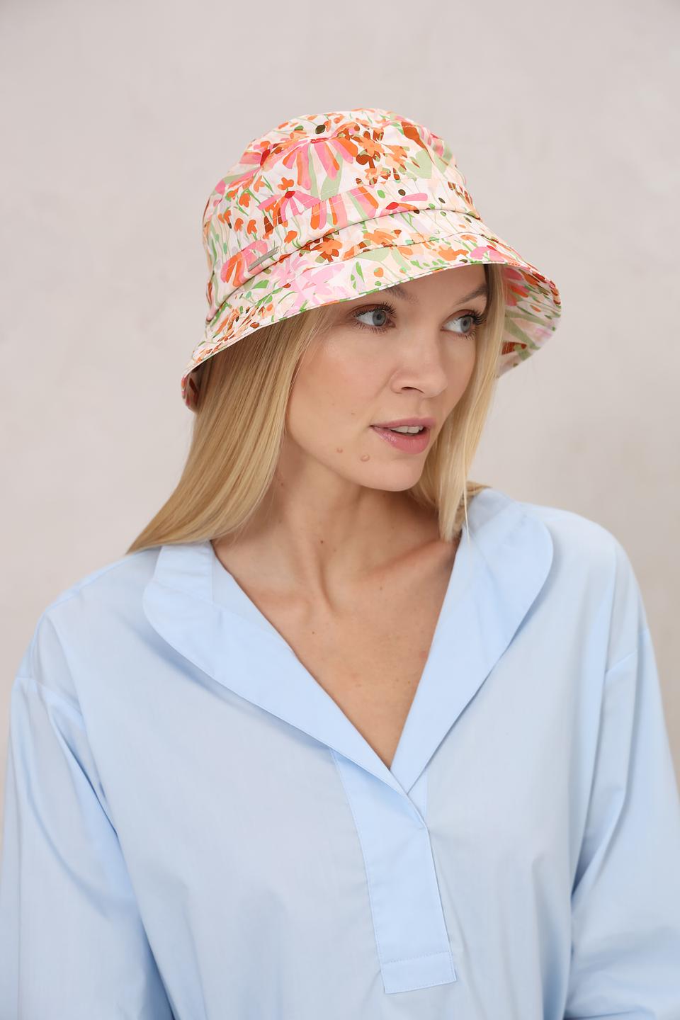 Шляпа Seeberger с цветочным принтом