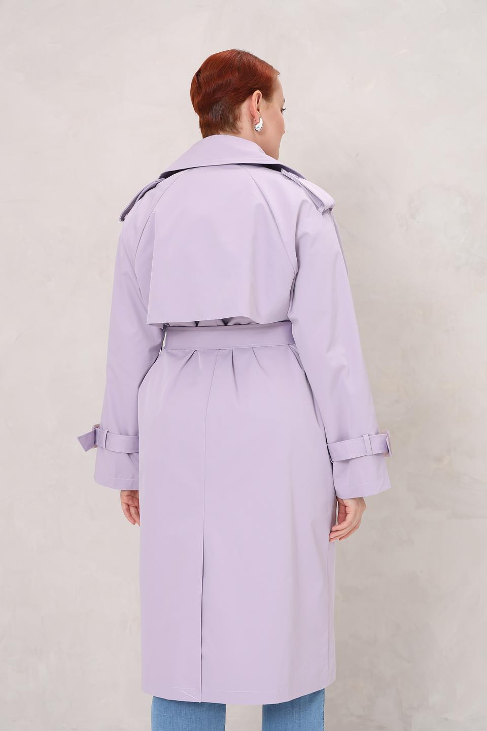 Плащ Electra style лавандовый