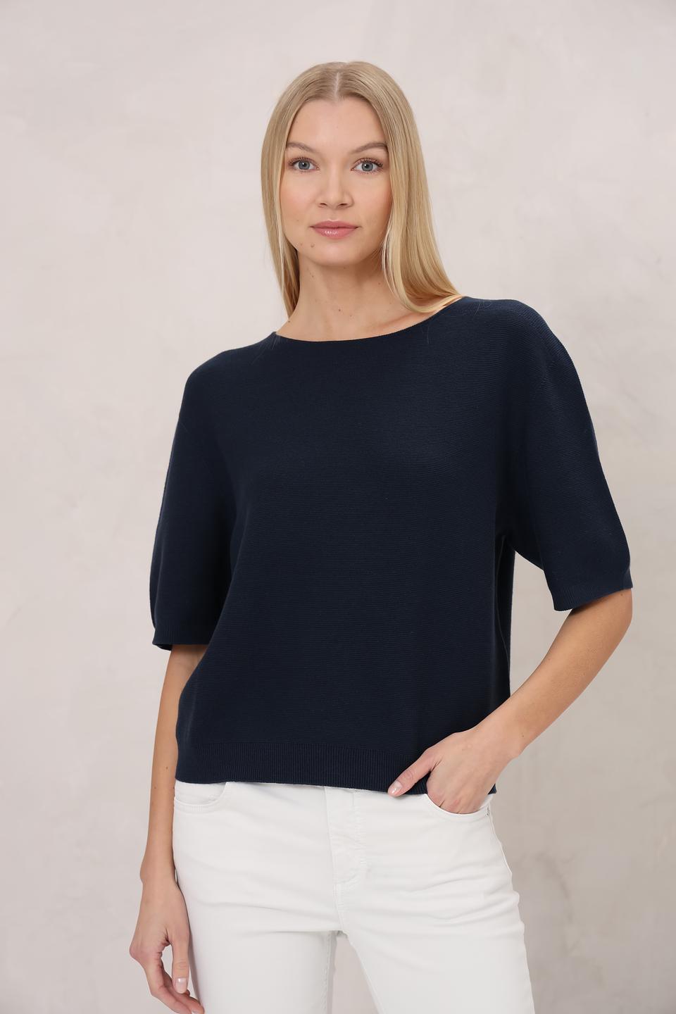 Пуловер Luisa Cerano тёмно-синий