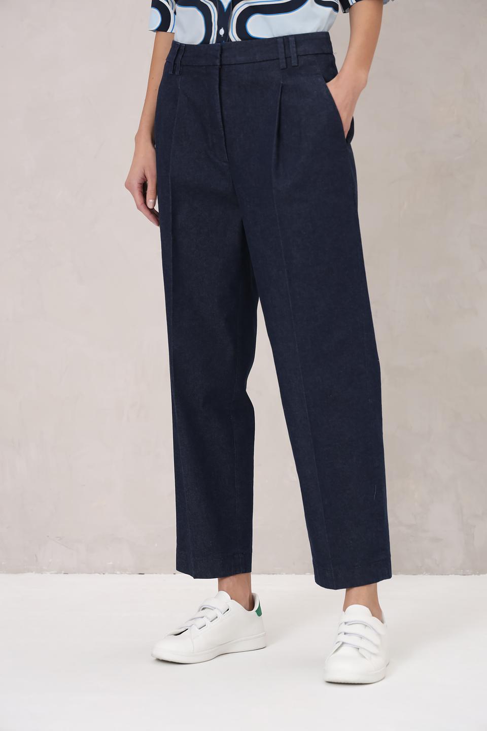Брюки классические Luisa Cerano синие