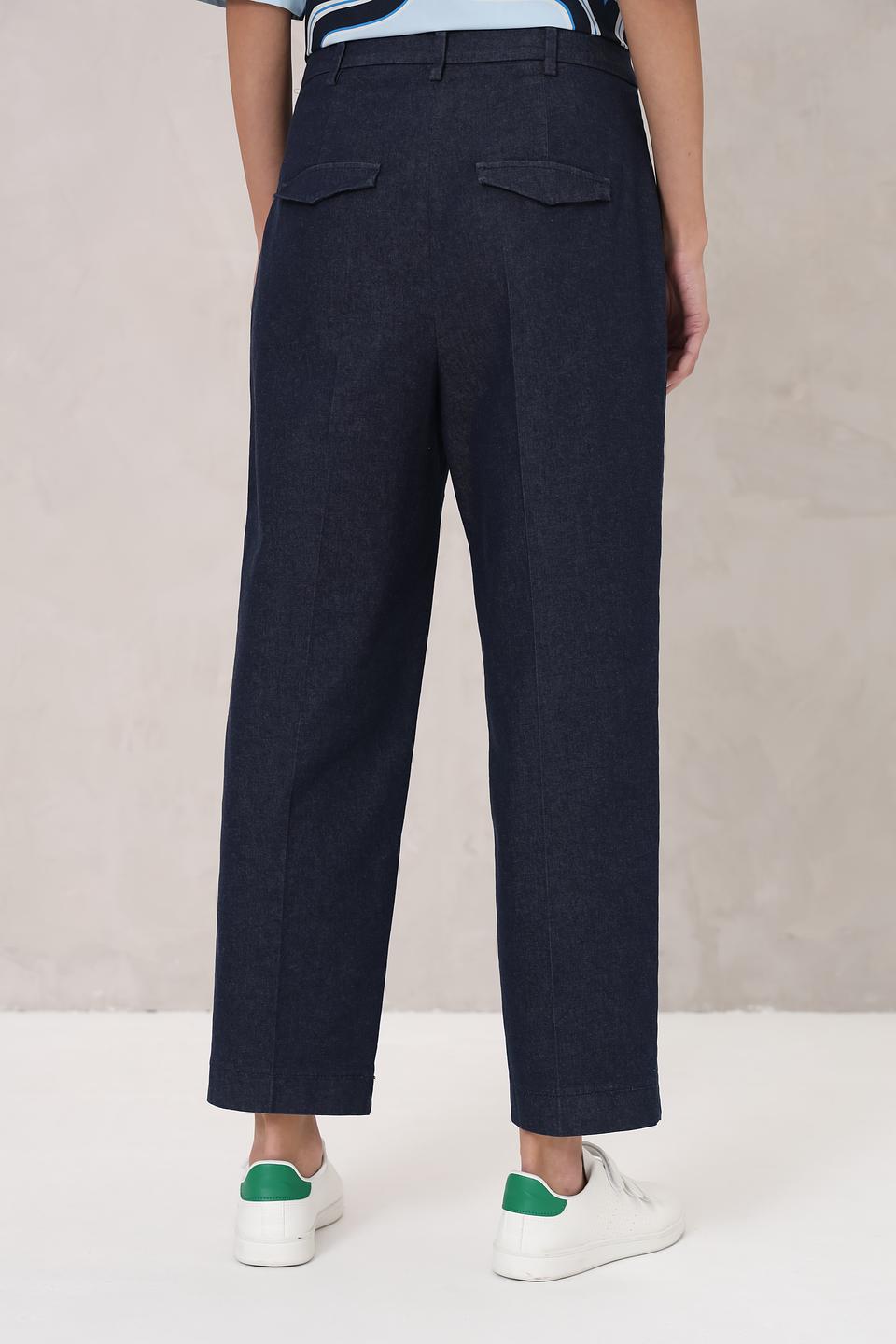 Брюки классические Luisa Cerano синие