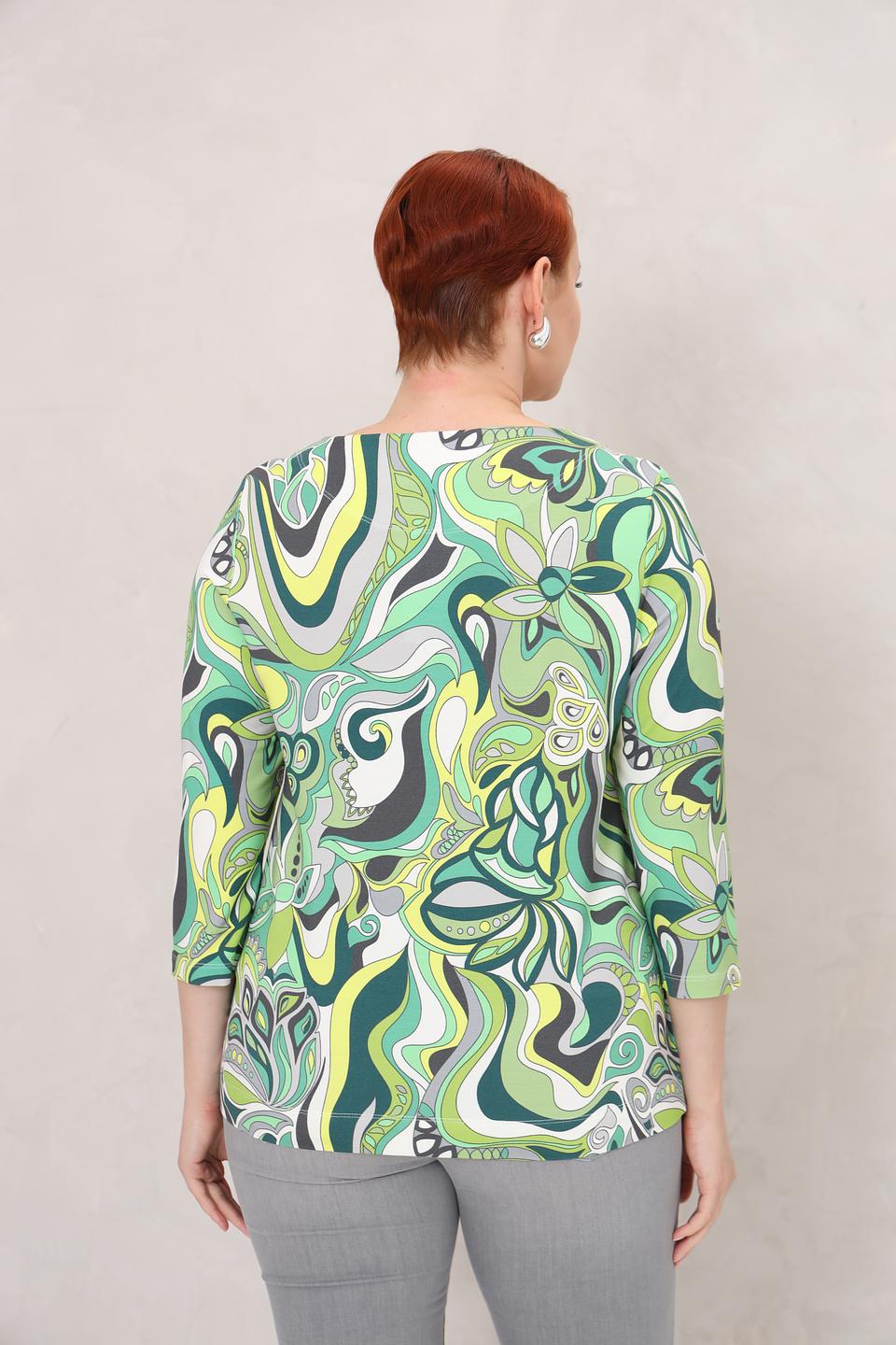 Блуза Via Appia с принтом