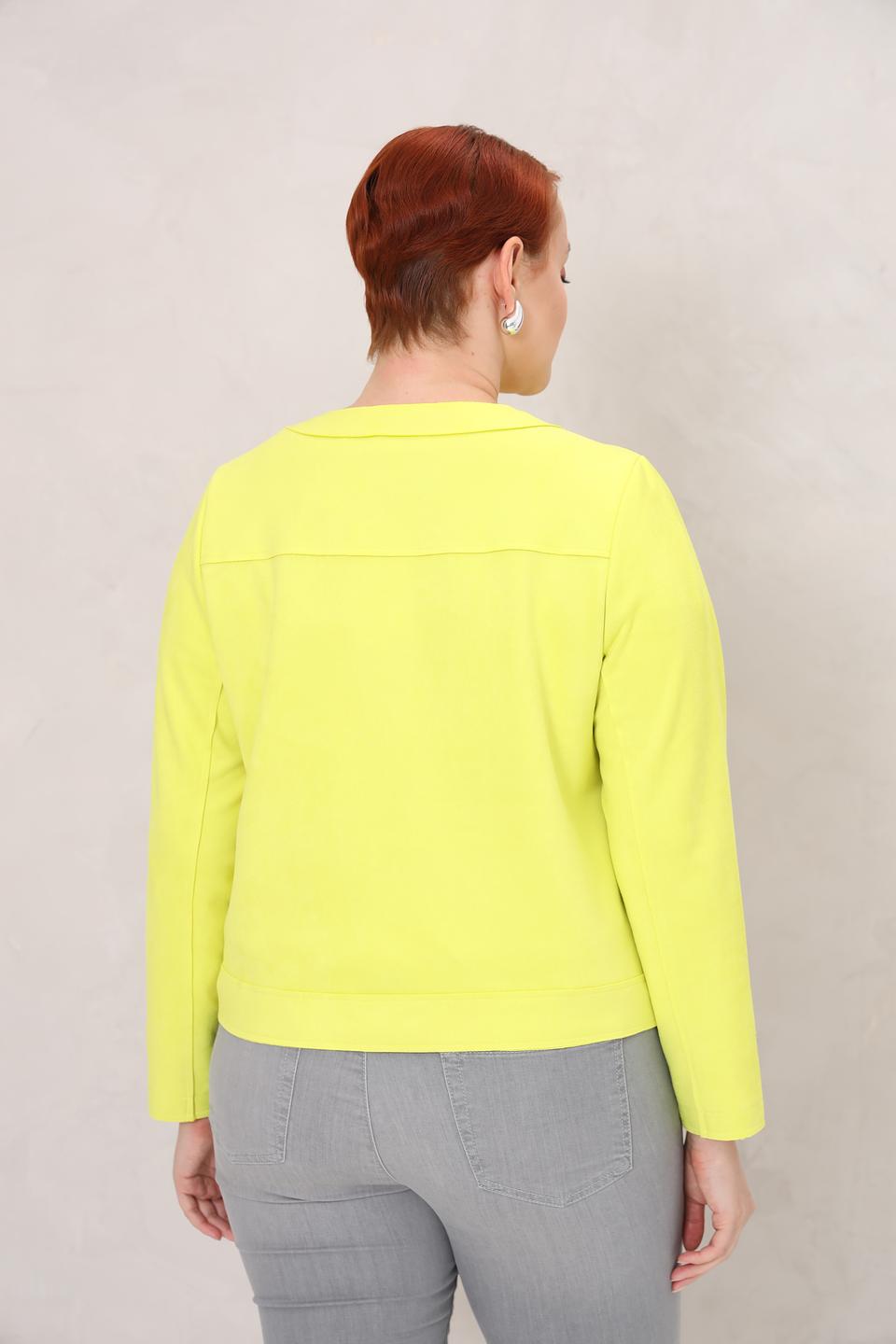 Жакет Via Appia лайм с карманами